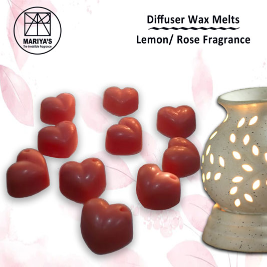 Mariya's Diffuser Wax Melts (Lemon/Rose Fragrance)