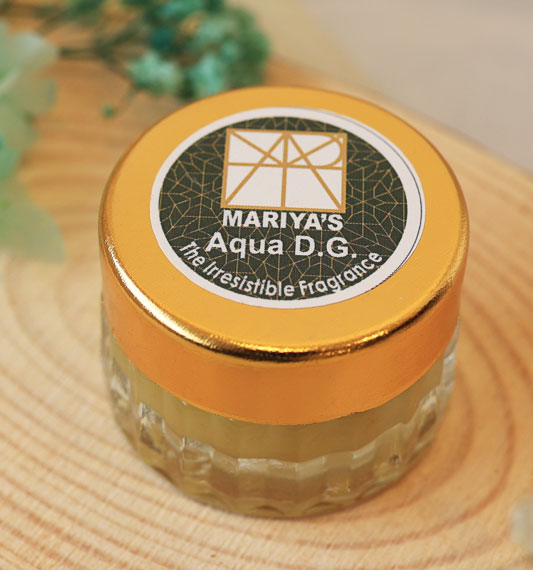 Mariya’s Solid Perfume Aqua D.G. – Non Alcoholic Attar Balm | Fresh Aquatic Citrus Fragrance | Long Lasting Pocket Perfume Wax | Travel Friendly Unisex Perfume