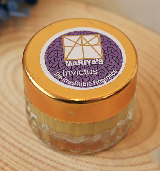 Mariya’s Solid Perfume Invictus – Non Alcoholic Attar Balm | Fresh, woody, and aquatic fragrance | Long Lasting Pocket Perfume Wax | Travel Friendly Unisex Perfume